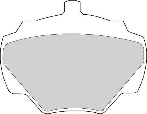 Комплект тормозных колодок, дисковый тормоз