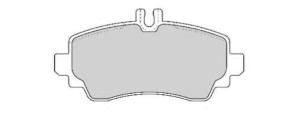 Комплект тормозных колодок, дисковый тормоз