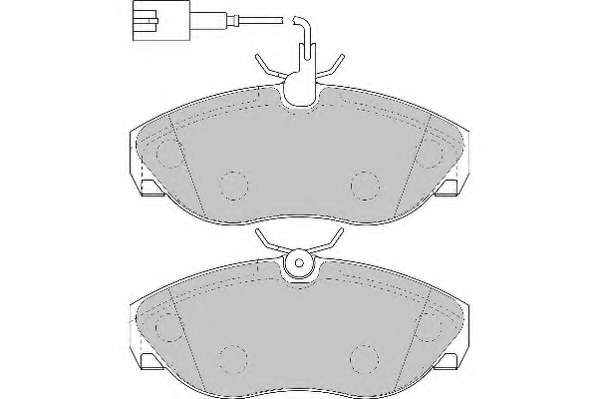 Комплект тормозных колодок, дисковый тормоз