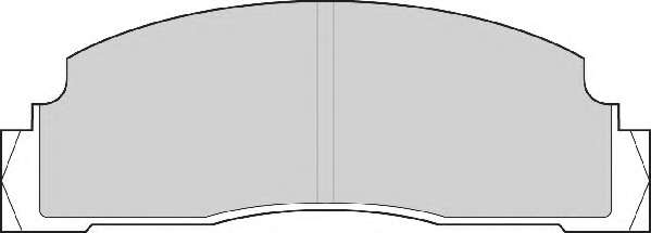 Комплект тормозных колодок, дисковый тормоз