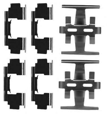 Комплектующие, колодки дискового тормоза