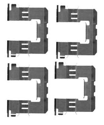 Комплектующие, колодки дискового тормоза