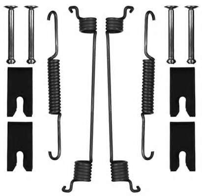 Пружина, тормозная колодка