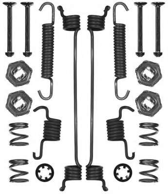 Пружина, тормозная колодка