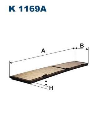 Фiльтр салону вугiльний