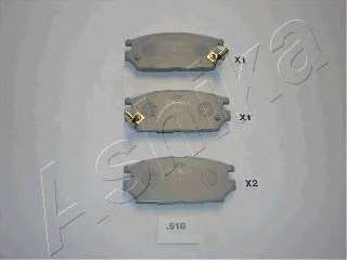Комплект тормозных колодок, дисковый тормоз