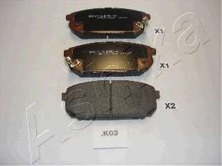 Гальм.колодки диск заднi KIA Sorento 07.02-