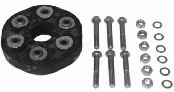 Шарнир, продольный вал