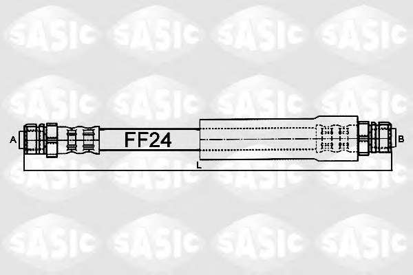 PRZEWOD HAMULC ELAST 6606009 SZT SASIC  SAS