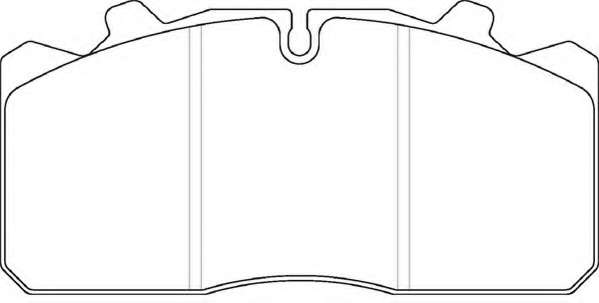 Комплект тормозных колодок, дисковый тормоз