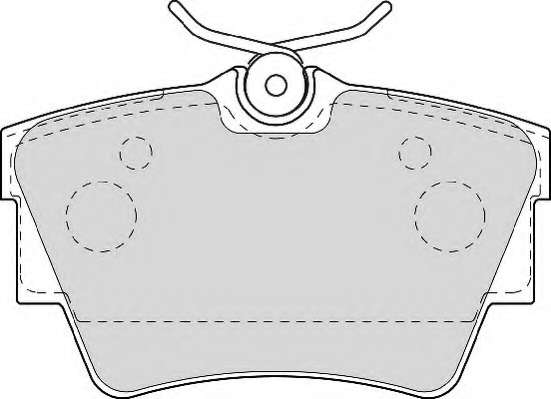Комплект тормозных колодок, дисковый тормоз