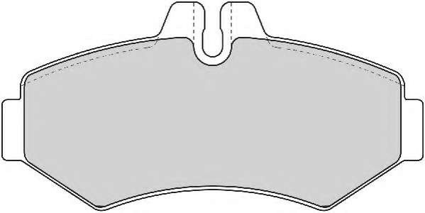 Комплект тормозных колодок, дисковый тормоз