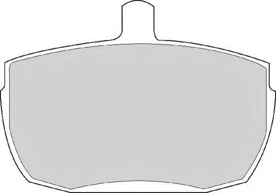 Комплект тормозных колодок, дисковый тормоз