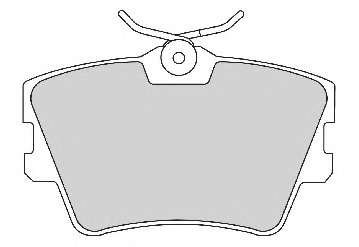 Комплект тормозных колодок, дисковый тормоз