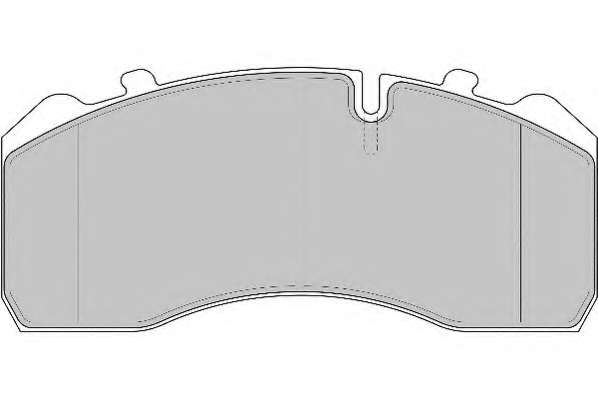 Комплект тормозных колодок, дисковый тормоз