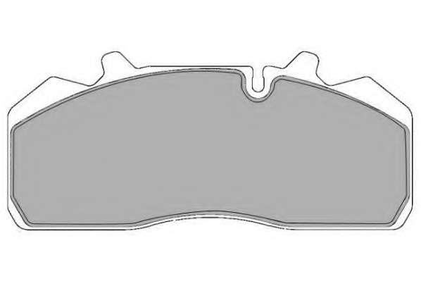 Комплект тормозных колодок, дисковый тормоз