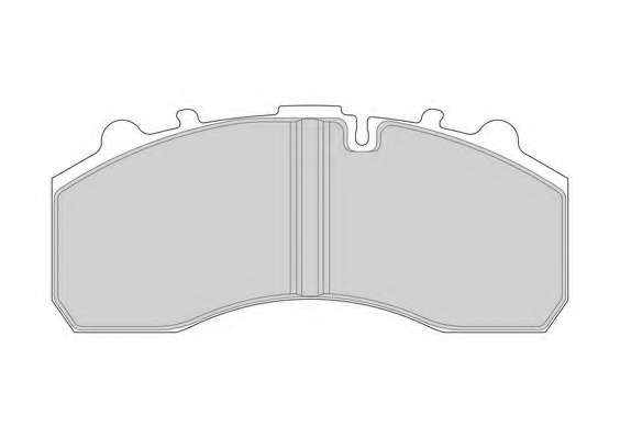 Комплект тормозных колодок, дисковый тормоз