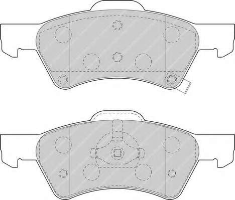 Комплект тормозных колодок, дисковый тормоз