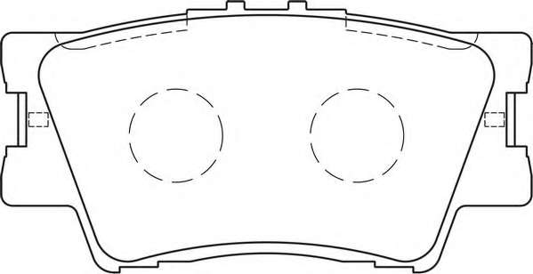 Комплект тормозных колодок, дисковый тормоз