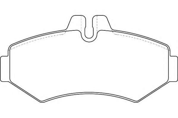 Комплект тормозных колодок, дисковый тормоз