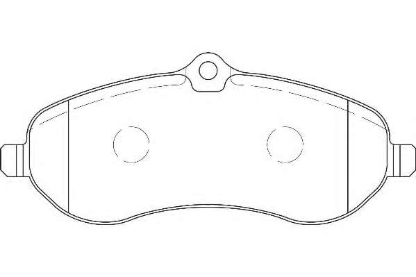 Комплект тормозных колодок, дисковый тормоз