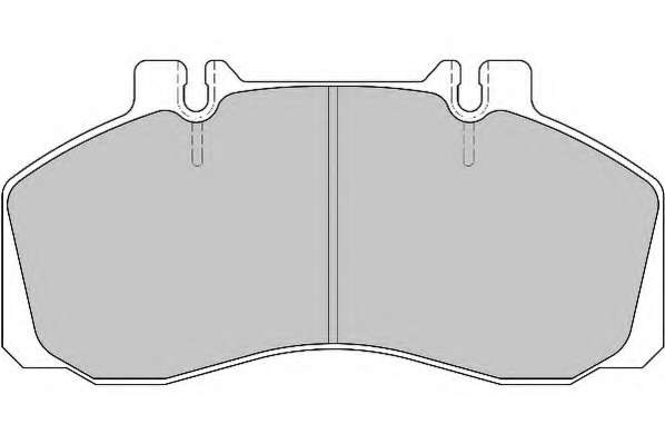 Комплект тормозных колодок, дисковый тормоз