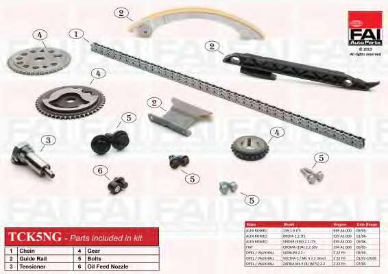Комплект цели привода распредвала
