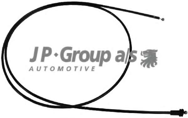 JP GROUP VW трос замка капота Golf III, Vento 91-