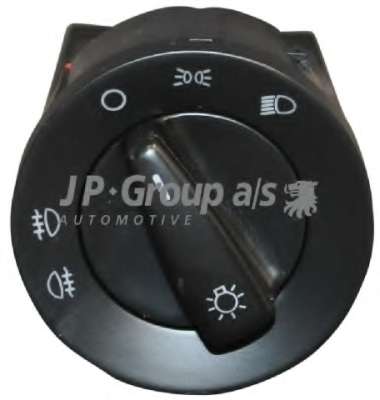 JP GROUP SKODA вимикач світла головних фар з функцією протитум.фар Octavia,Fabia,SuperB,VW Passat 96-