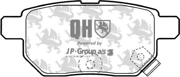 Комплект тормозных колодок, дисковый тормоз