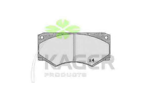 Комплект тормозных колодок, дисковый тормоз