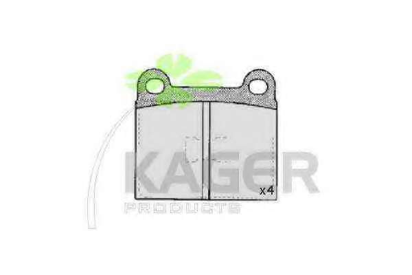 Комплект тормозных колодок, дисковый тормоз
