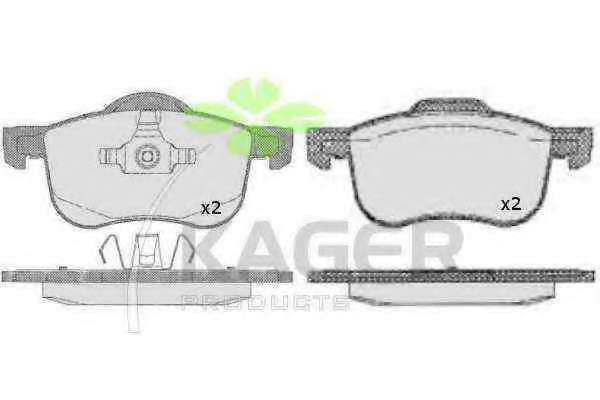 Комплект тормозных колодок, дисковый тормоз