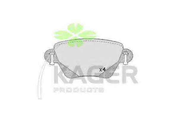 Комплект тормозных колодок, дисковый тормоз