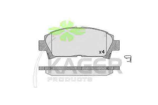 Комплект тормозных колодок, дисковый тормоз