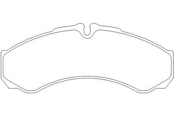 Комплект тормозных колодок, дисковый тормоз