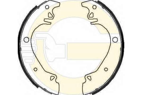 Комплект тормозных колодок