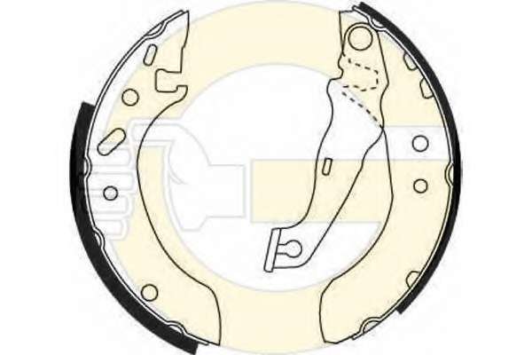 Комплект тормозных колодок