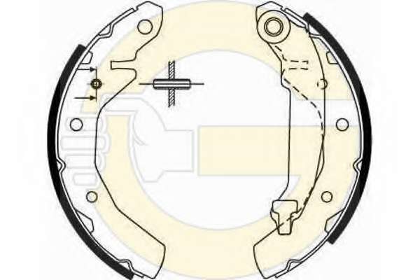 Комплект тормозных колодок