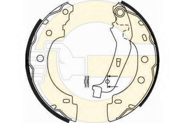 Комплект тормозных колодок
