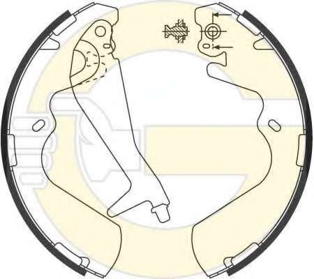 Комплект тормозных колодок