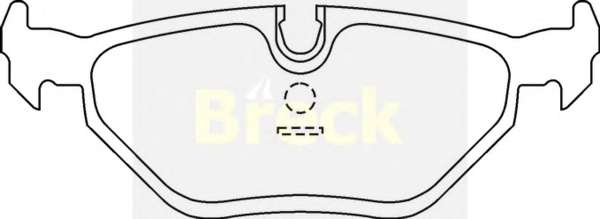 Комплект тормозных колодок, дисковый тормоз