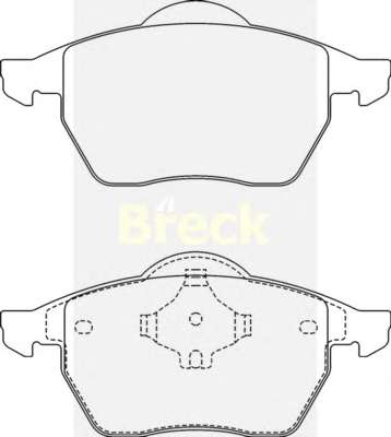 Комплект тормозных колодок, дисковый тормоз