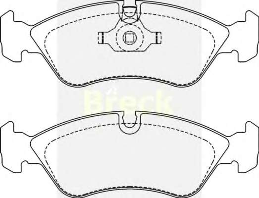 Комплект тормозных колодок, дисковый тормоз
