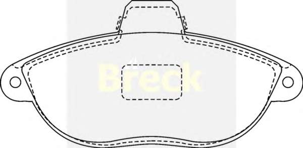Комплект тормозных колодок, дисковый тормоз