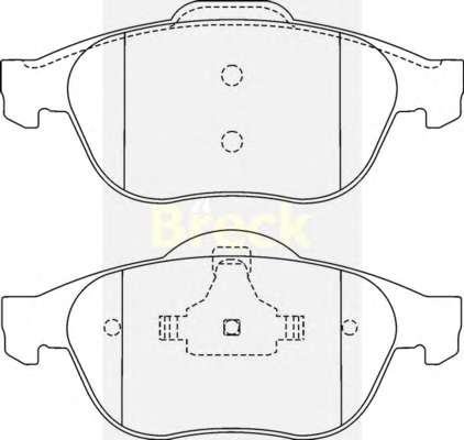 Комплект тормозных колодок, дисковый тормоз