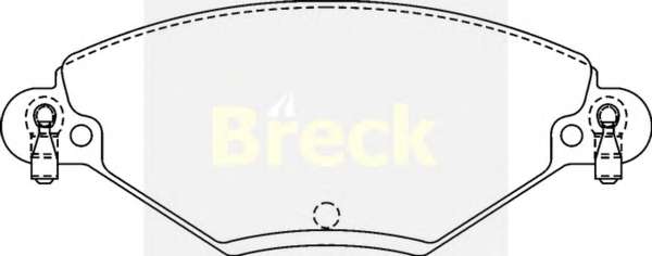 Комплект тормозных колодок, дисковый тормоз