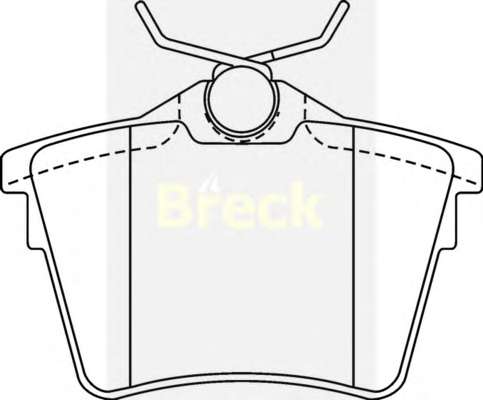 Комплект тормозных колодок, дисковый тормоз