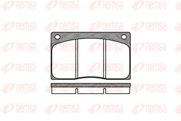 Комплект тормозных колодок, дисковый тормоз