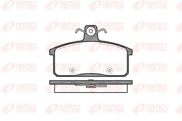 Комплект тормозных колодок, дисковый тормоз